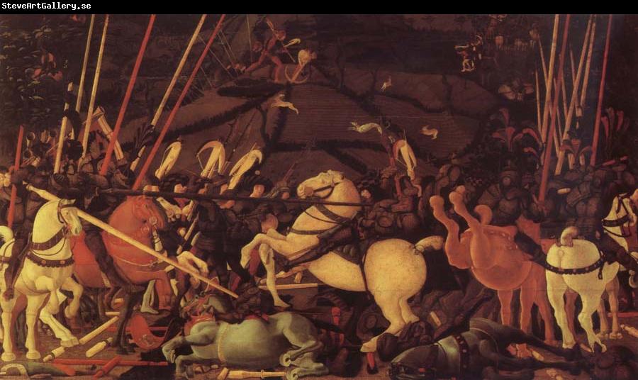 UCCELLO, Paolo The battle of San Romano the victory uber Bernardino della Carda